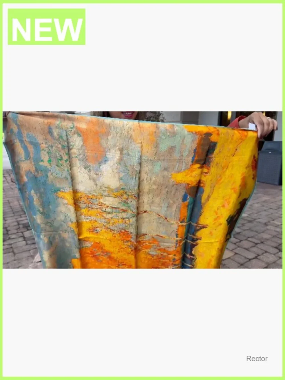 Large Square 100% Mulberry Silk Scarf 35
